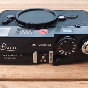 Leica M6 TTL 0.72 Millennium Black Paint Film Camera Full Set