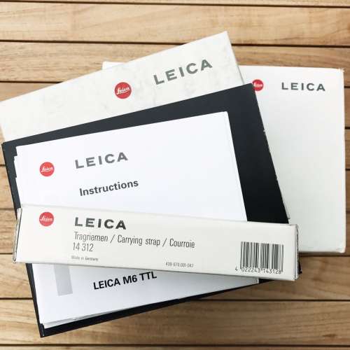 Leica M6 TTL 0.72 Millennium Black Paint Film Camera Full Set