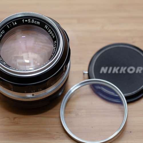 Nikon Nikkor 5.8cm f1.4 第一支標準鏡 50mm 35mm