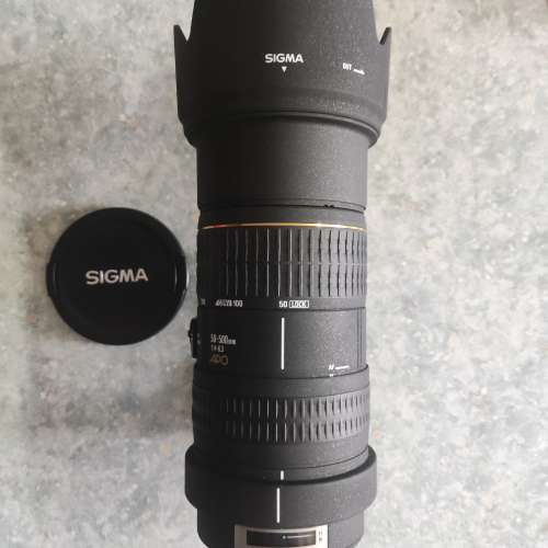 Sigma 50-500 APO F4 -6.3 for Pentax 99%new 極小有full film鏡頭