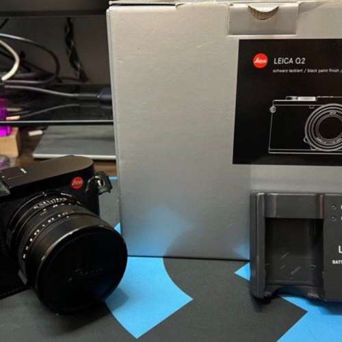 Leica Q2 連盒 連皮套 連充電 1電池 不連相機帶  操作正常