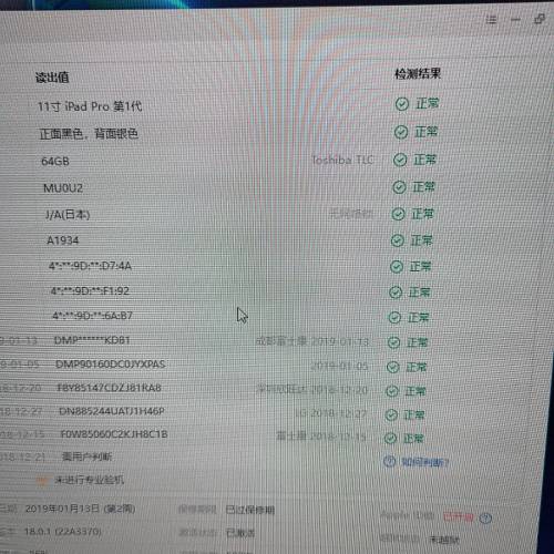 ipad pro 2018 11吋 64gb 銀色