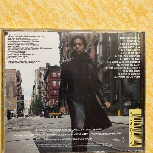 Music CD: Lenny Kravitz - it is time for a love revolution