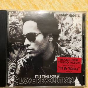 Music CD: Lenny Kravitz - it is time for a love revolution