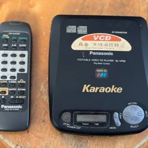 連遙控 Panasonic SL-VP55 Portable VCD CD player Walkman 便攜CD 機