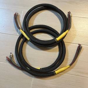 Cuzi Deluxe Hifi Audio Cable 超粗 喇叭線 一對 （每條約2.4m)