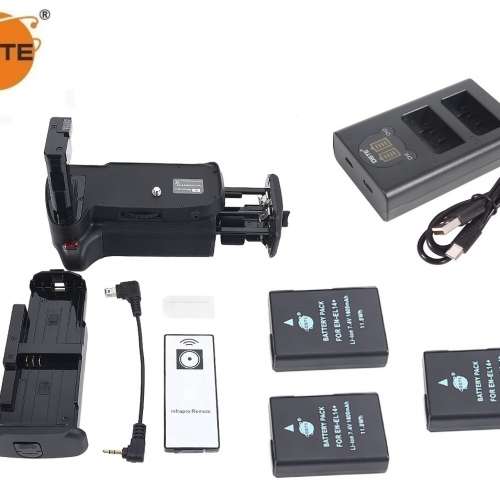 DSTE MB-D3100H+ Vertical Battery Grip Set For Nikon D3100 電池直倒 / 手柄套裝