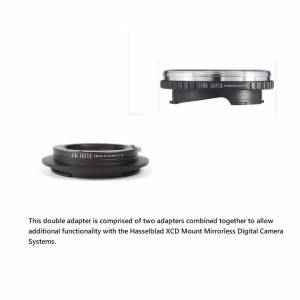 Lens Mount Double Adapter, Nikon S, Contax RF and Leica M To Hasselblad XCD組...