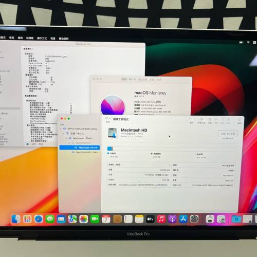 MacBook Pro 16''吋 i9 8Core 32GB ram+ 512G ssd 2019 3K熒幕 銀色蘋果手提電腦