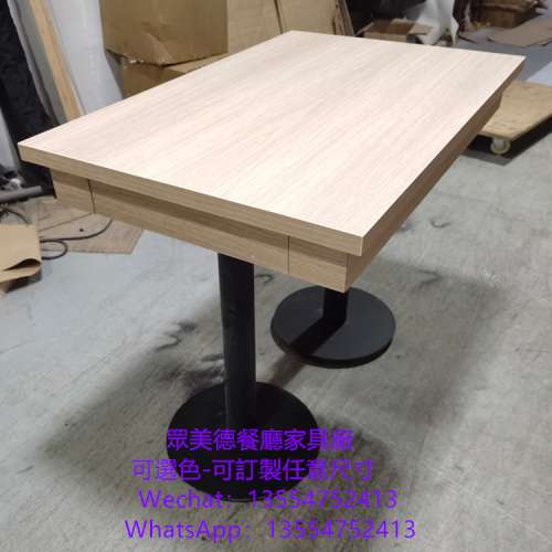 料理店餐枱訂造,防火膠板飯臺,自助餐廳桌子,仿大理石餐檯訂製,料理店烤肉店餐桌製造...