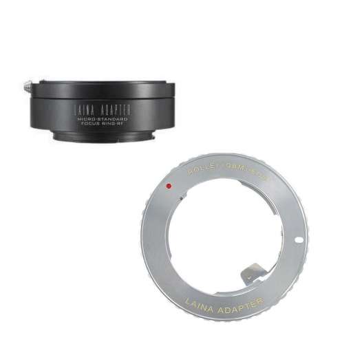 LAINA Rollei 35 (QBM, SL35) SLR Lens To Canon RF (EOS-R) Mount (RF，神力環)