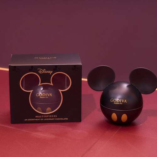 Godiva 經典米奇巧克力禮盒5顆裝（經典黑 + 經典白，各 1 盒）