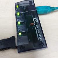 USB Hub 4 ports 注意是 printer 插頭