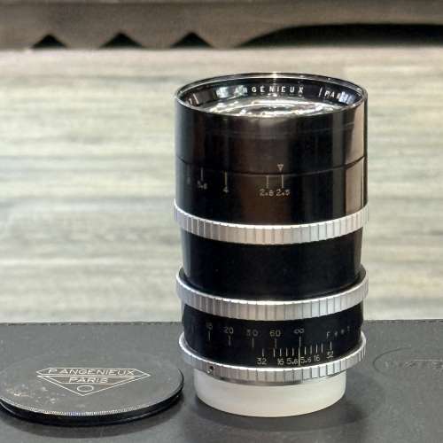 Angenieux type P2 135mm f2.5 Exakta mount lens