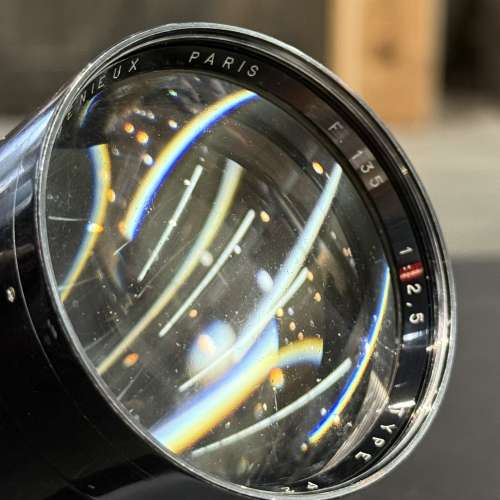 Angenieux type P2 135mm f2.5 Exakta mount lens