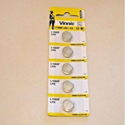 VINNIC L1560 / L1560F / 625A / PX625 Alkaline Button Battery 蘑菇電池 FOR ZEI...