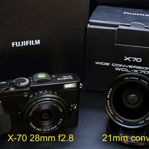 Fujifilm X-70 & XCL-X70 & VF-X21