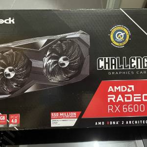 ASRock RX 6600 8GB 送2條DDR4 8GB