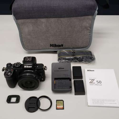 Nikon Z50 連 16-50mm VR 標準防震變焦鏡頭套裝 (z50 Kit Set) - 99.9% New, 快門...