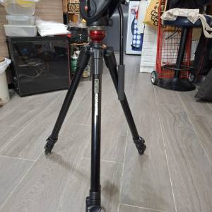 Manfrotto 755XB鋁合金腳架 & Manfrotto MVH500AH液壓攝影攝錄兩用雲台