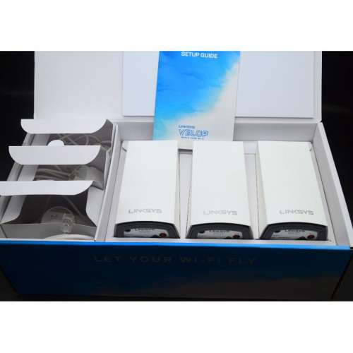 Linksys Velop 智能網狀 Wi-Fi(5) 系統 AC1300 3-Pack White(AC3900) WHW0103