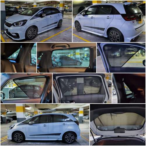 Jazz Fit 全車磁石濾光窗網太陽擋