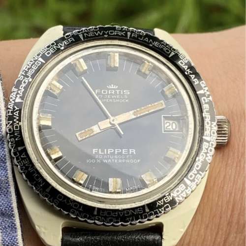 1968 年墨西哥奧運會 FORTIS FLIPPER 潛水表