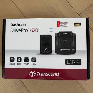 Transcend drivepro 620 車cam (全新）