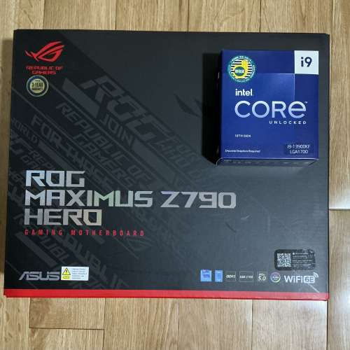 Asus Rog Maximus Z790 Hero + Intel Core i9-13900KF