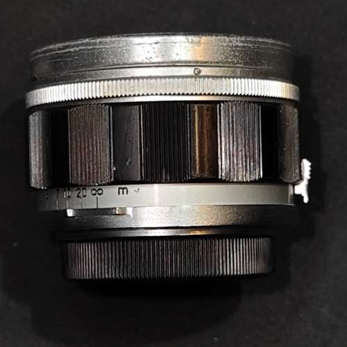 Canon 50/1.2 LTM （ M39 ）佳能 50mm 50 對焦環順暢 光圈開合正常 有原廠前蓋 95%...