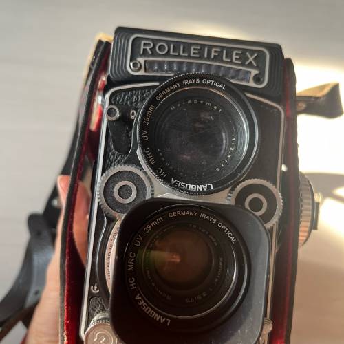 Rolleiflex 3.5F  雙眼相機 測光用到