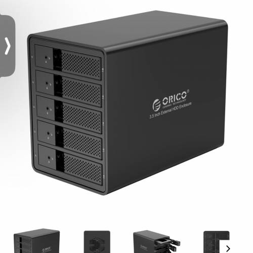 ORICO 5 bay External Hard Drive Enclosure