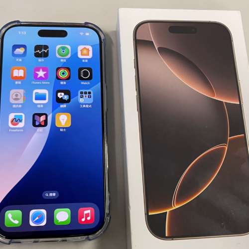 iPhone 16 pro 256gb 行機 沙漠金 新機一樣