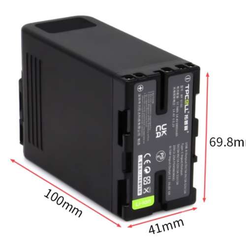 TPCELL BP-U100 Lithium-Ion Battery 代用鋰電池 (6800 mAh)