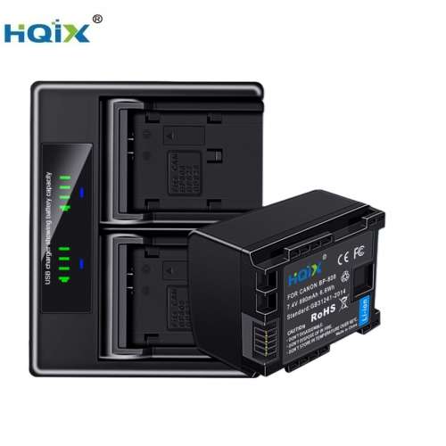 HQIX BP-808 Lithium-Ion Battery Pack With LCD Display USB-C Dual Charger 電池...