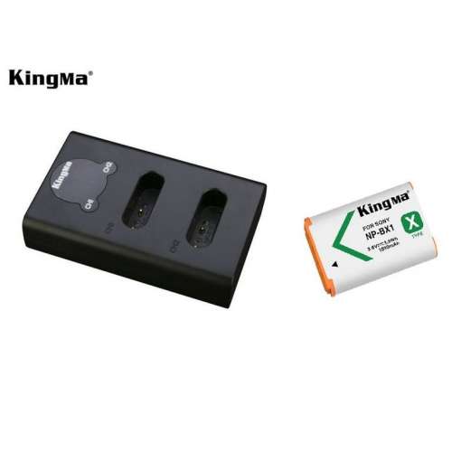 KINGMA NP-BX1 Lithium-Ion Battery Pack With Charger 代用鋰電池連充電機 (3.6V,...