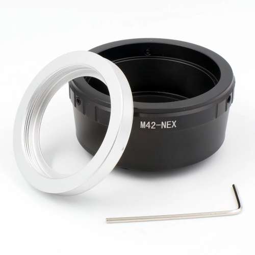 M42 Type 2 Screw Mount SLR Lens To SONY E Mount Adaptor With Tripod Stand