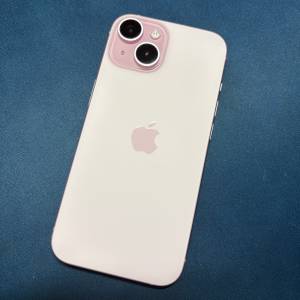 剩半年保養 IPHONE 15 128GB 粉 保養至25/04/27