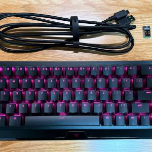 雷蛇黑寡婦蜘蛛 V4 迷你無線版 Razer BlackWidow V4 Mini HyperSpeed 橙軸