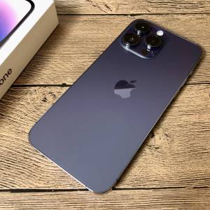 iPhone 14 Pro Max 256GB deep purple 暗紫 蘋果 香港行貨 Apple 電池健康度 電量90...