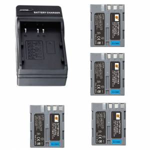 DSTE 4 Pcs EN-EL3 / EN-EL3a  Lithium-Ion Batteries With AC Travel Charger