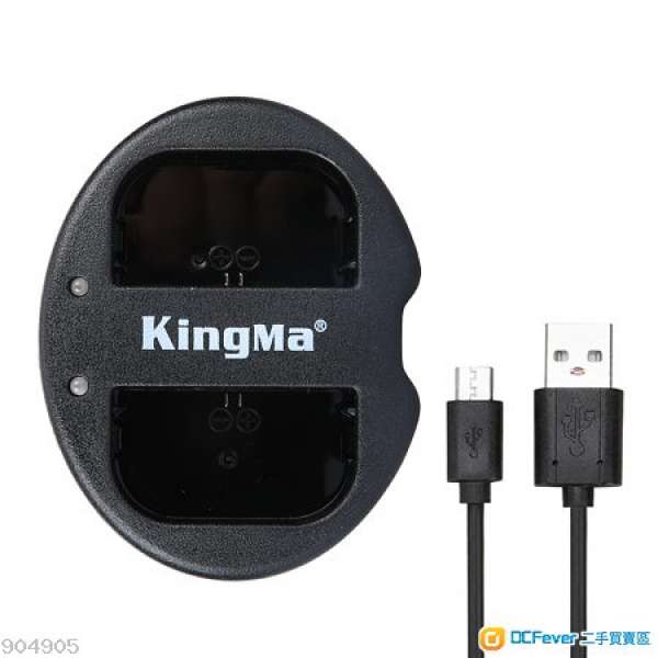 KINGMA LP-E6 DUAL USB CHARGER (FOR CANON EOS 5DIV、5DIII、80D)