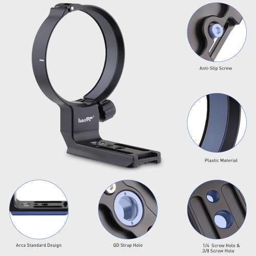 HAOGE LMR-Z186 Tripod Mount Ring For Nikon Nikkor Z 180-600mm f/5.6-6.3 VR