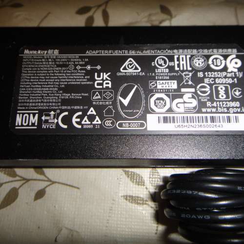 PSE認證替代電源TRIG KEY Mini迷你PC相容電源HKA065 19034-6K相容19V3