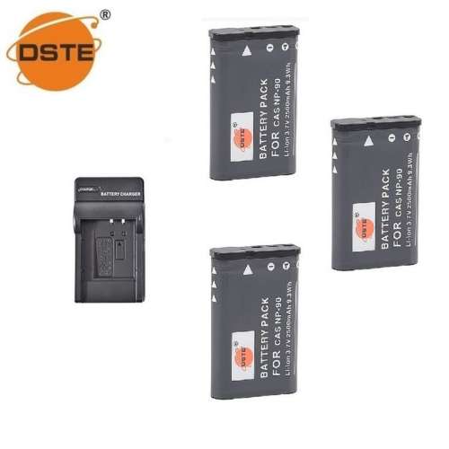 DSTE CASIO NP-90 Lithium-Ion Battery Pack 代用鋰電池 (3.7V, 2500mAh)