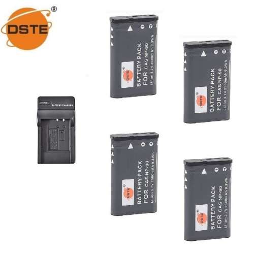DSTE CASIO NP-90 Lithium-Ion Battery Pack 代用鋰電池 (3.7V, 2500mAh)