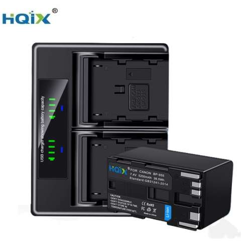 HQIX BP-955 Lithium-Ion Battery Pack With LCD Display USB-C Dual Charger 電池...