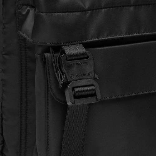 1017 ALYX 9SM 1017 9SM DOUBLE FRONT POCKET BACKPACK - BLACK