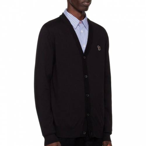 PAUL SMITH Black Zebra Cardigan