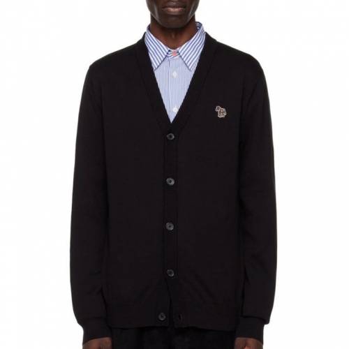 PAUL SMITH Black Zebra Cardigan